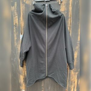 Forever 21 Mens Athletic Zipper Hoody LG Black NWT